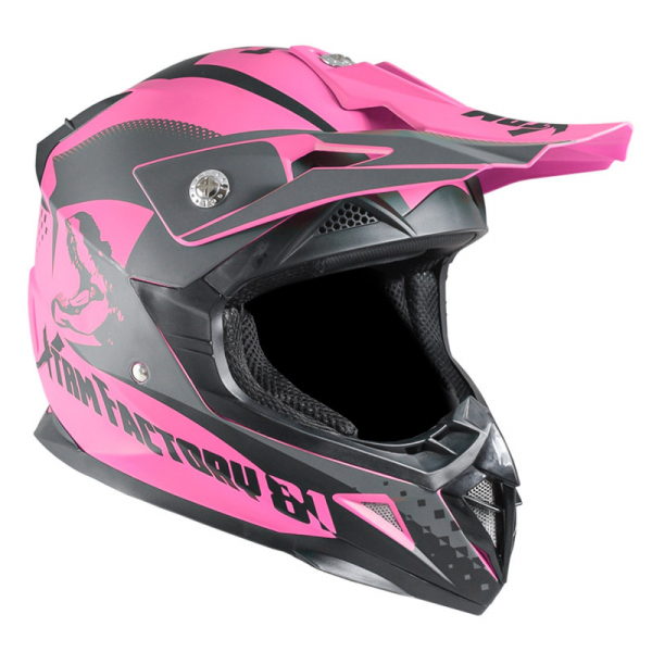 Kinder Crosshelm XTRM 81 rosa